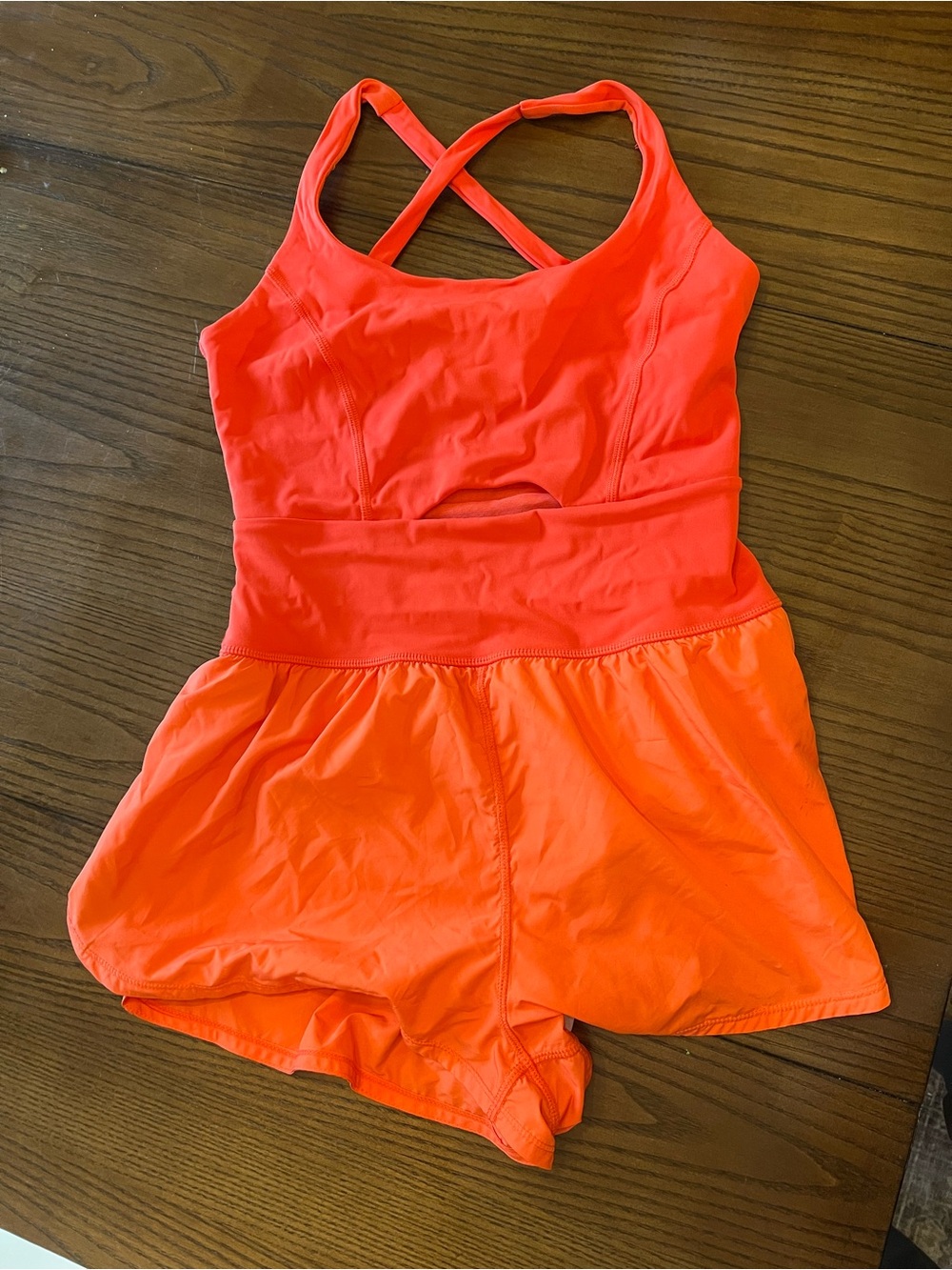 Free people movement righteous runsie romper S Red